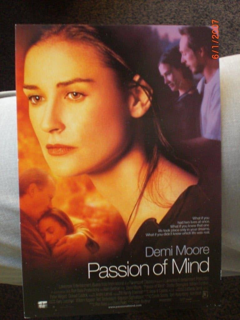 kaart Demi Moore in 'Passion of Mind, Ophalen of Verzenden, 1980 tot heden, Ongelopen, Sterren en Beroemdheden