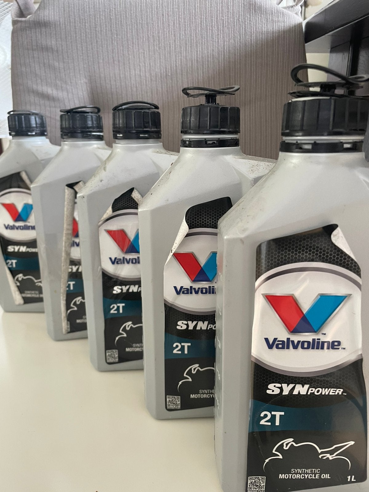 4,1 liter valvoline 2 takt olie, Ophalen