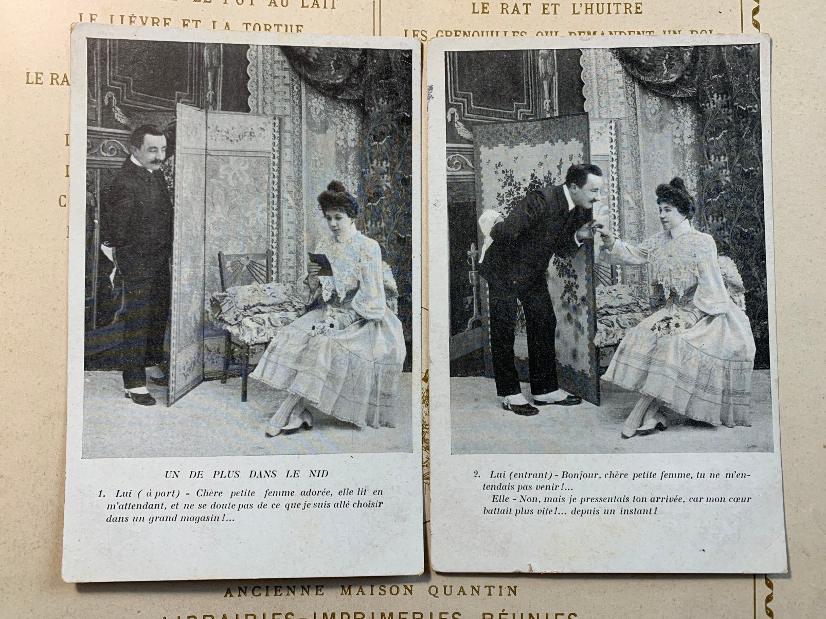 1906 Un de plus dans le nid, Ophalen of Verzenden, Voor 1920, Gelopen, Overige thema's