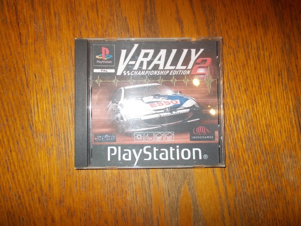 PlayStation 1 game V-Rally 2, Gebruikt, 1 speler, Racen en Vliegen, Ophalen of Verzenden