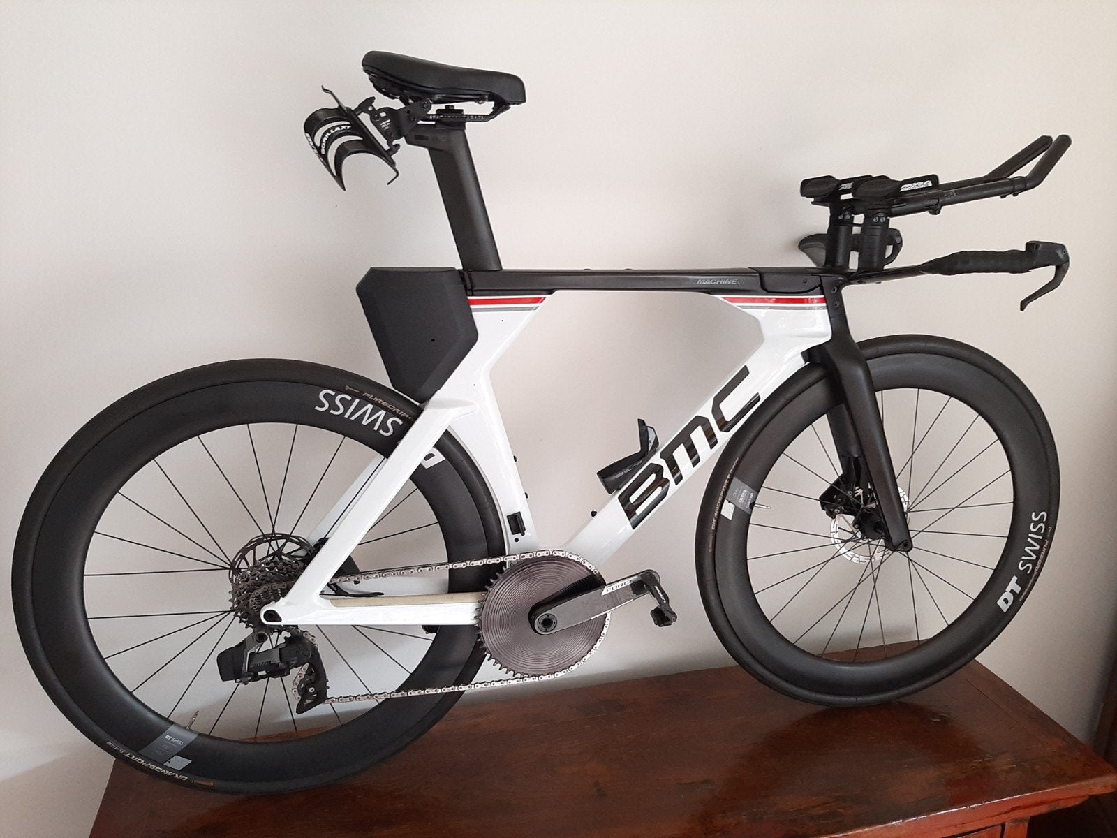 BMC Timemachine 01 disc TT / Triatlon fiets Sram AXS maat ML, 28 inch, 10 tot 15 versnellingen, BMC, Zo goed als nieuw