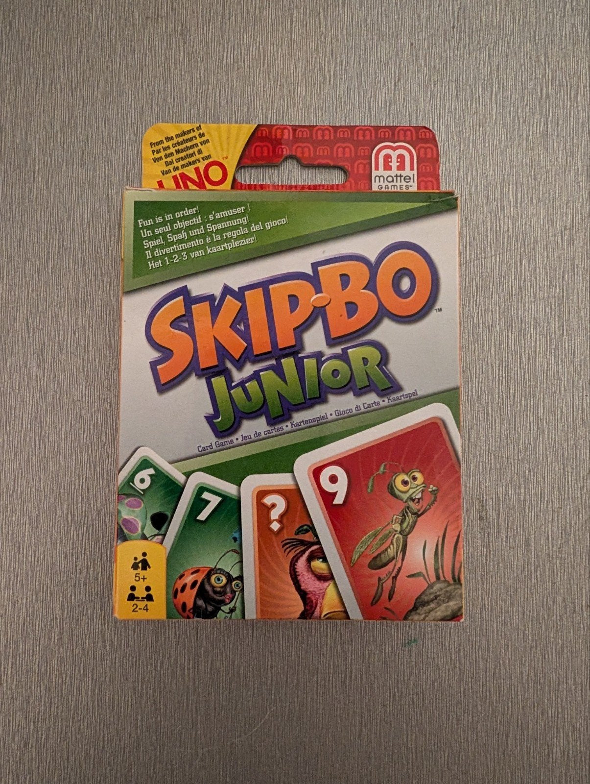 Skip-Bo Junior Kaartspel - Mattel Games, Drie of vier spelers, Ophalen of Verzenden, Nieuw, Mattel Games