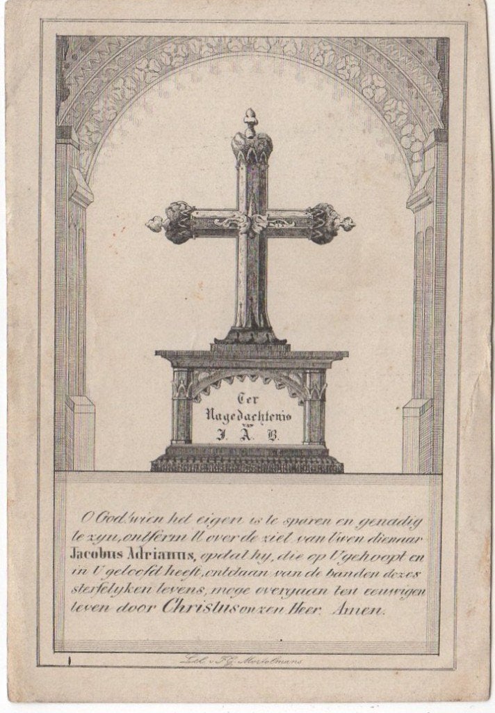 Jacobus Brugman 1785 Amsterdam + 1855 Rotterdam, 70 jaar, Verzamelen, Verzenden
