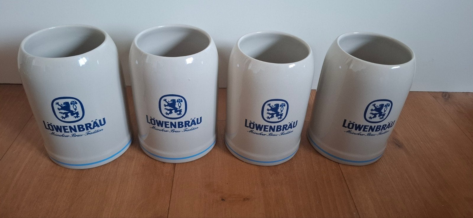 Bijna gratis, lowenbrau pullen 0.5 liter, Verzamelen, Ophalen of Verzenden, Zo goed als nieuw, Glas of Glazen, Overige merken