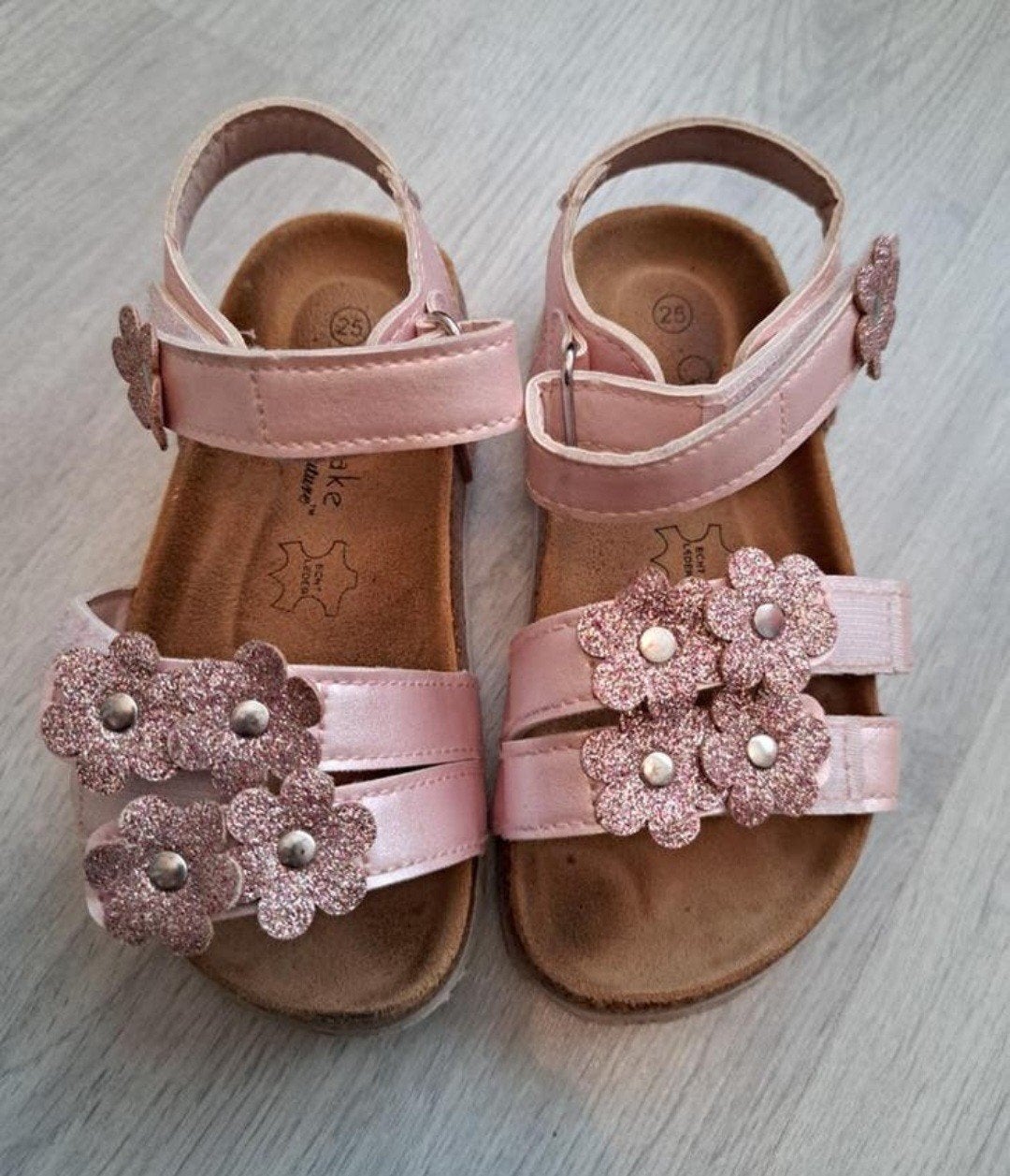 Zgan Leren sandalen Cupcake Couture maat 25, Schoentjes, Meisje, Cupcake couture, Ophalen of Verzenden
