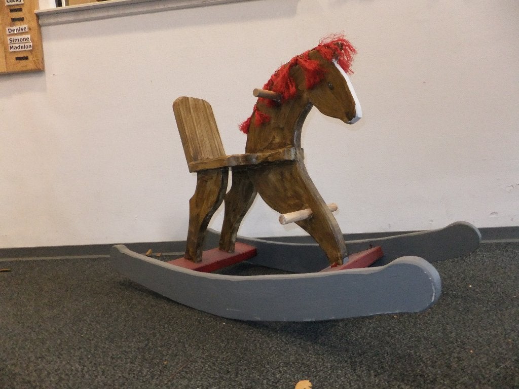 houten hobbelpaard, Ophalen, Nieuw