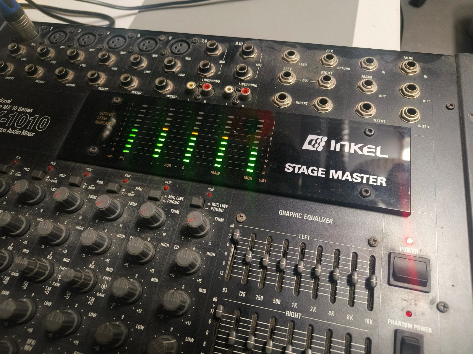 Inkel Slim Type MX-1010 + koffer, Ophalen