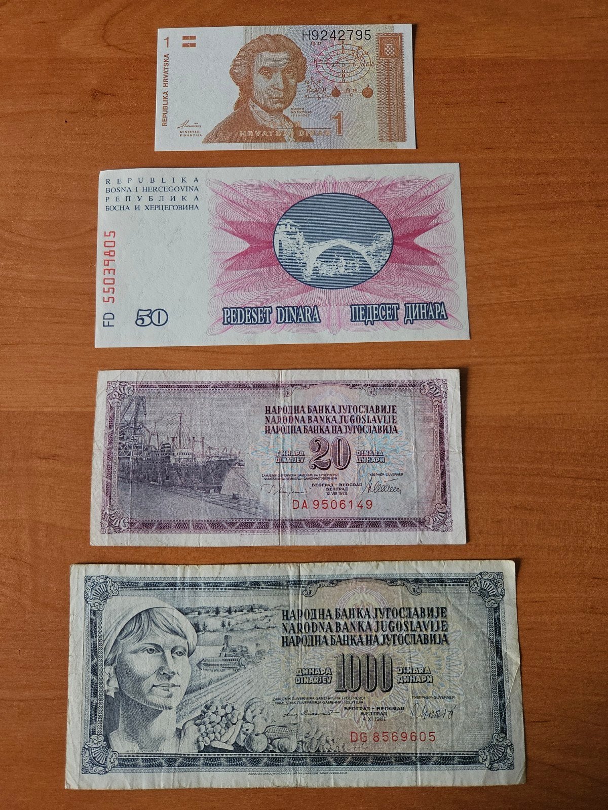 bankbiljetten oude Joegoslavië set, Ophalen of Verzenden, Joegoslavië, Setje