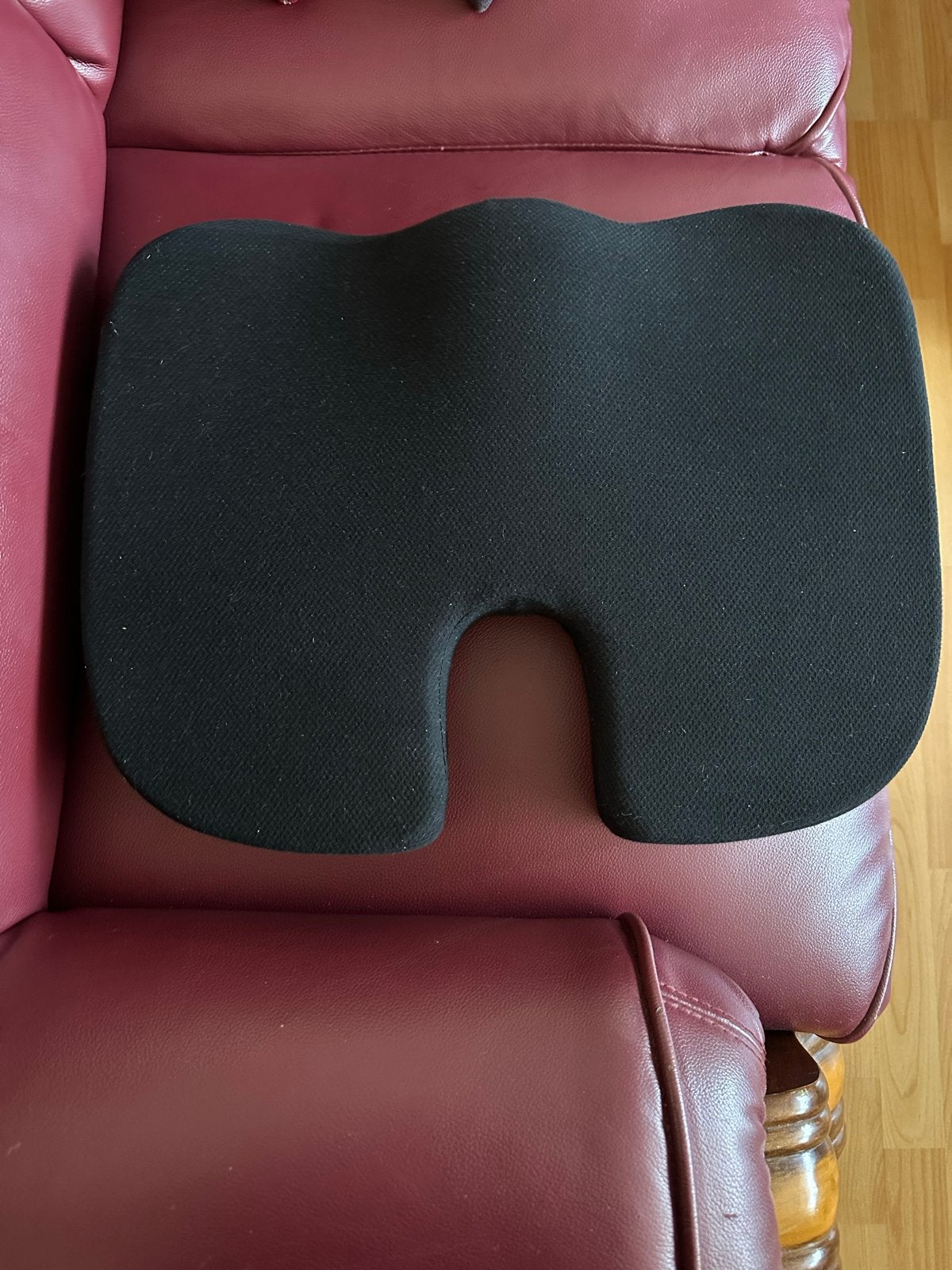 Ergonomisch zitkussen voor comfort en houding, Zwart, Ophalen of Verzenden, Zo goed als nieuw, Modern