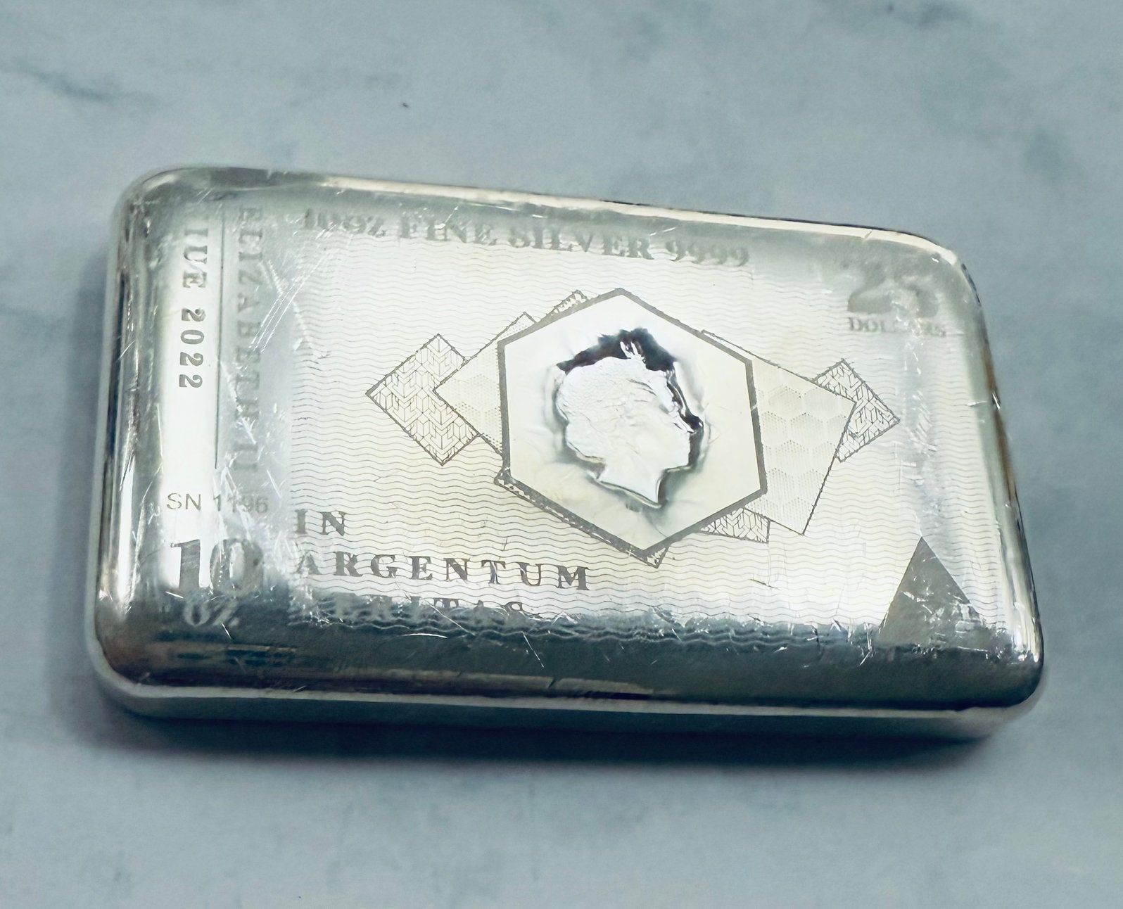 10oz Zilverbaar 10 Dollar Note / Niue / muntbaar / 999,9 zil, Ophalen of Verzenden, Zilver