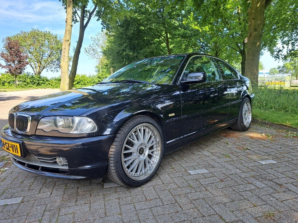 Prachtige BMW 3-Serie 3.0 CI 330 Coupe zwart handgeschakeld, Auto's, Zwart, Zwart, Open dak, Handgeschakeld