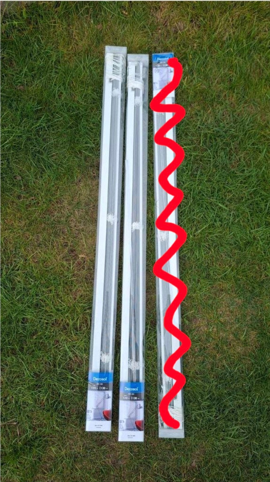 Decosol Jaloezieën 120x130 cm - Nieuw in verpakking, Huis en Inrichting, Stoffering | Gordijnen en Lamellen, Ophalen, Nieuw, Wit