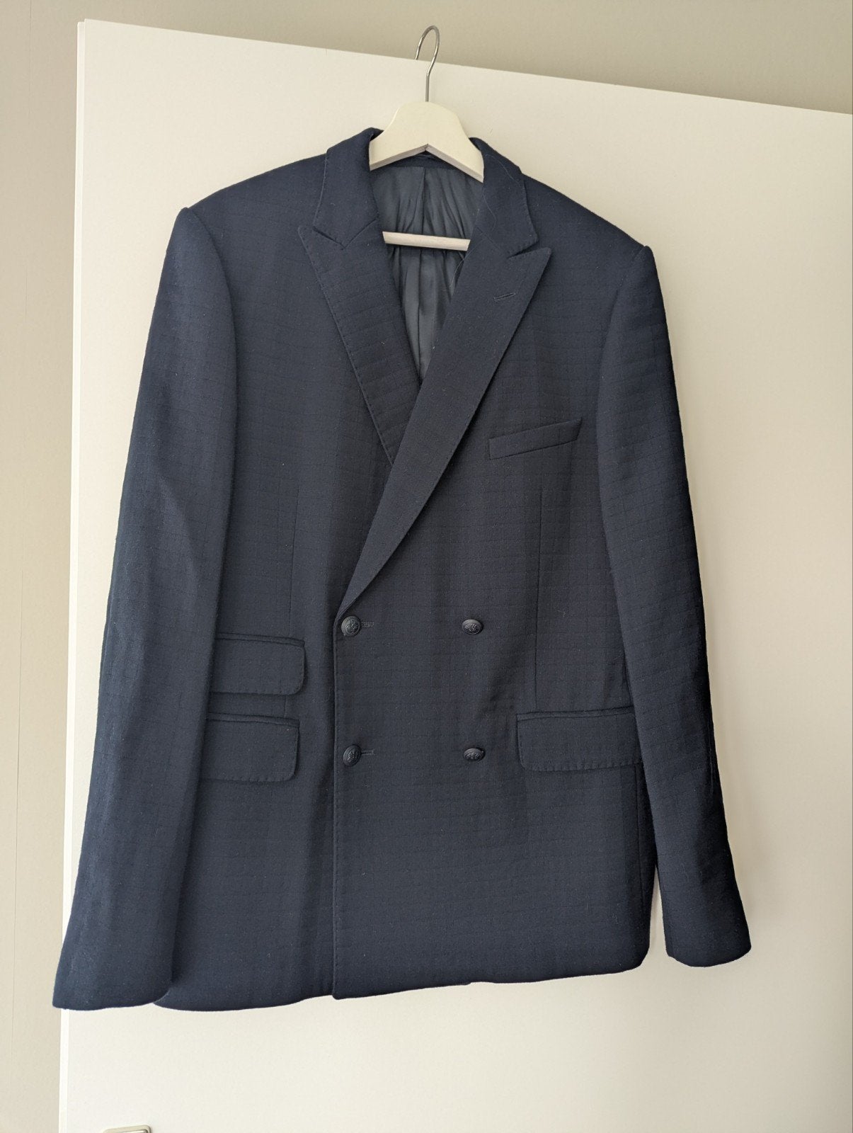 cavallaro marine blauwe blazer - jasje maat 50, Ophalen of Verzenden, Zo goed als nieuw, Cavallaro Napoli, Maat 48/50 (M)