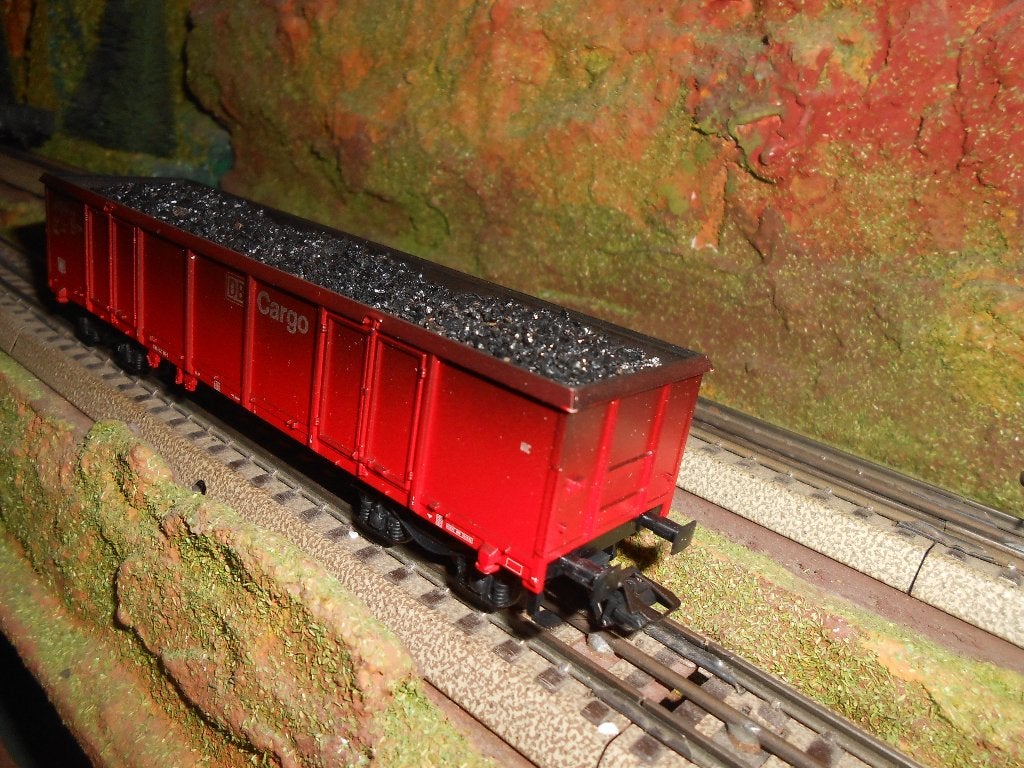 Märklin 46903 Eaos kolenwagon 4 assig, DB Cargo rood, Wisselstroom, Ophalen of Verzenden, Märklin, Nieuw