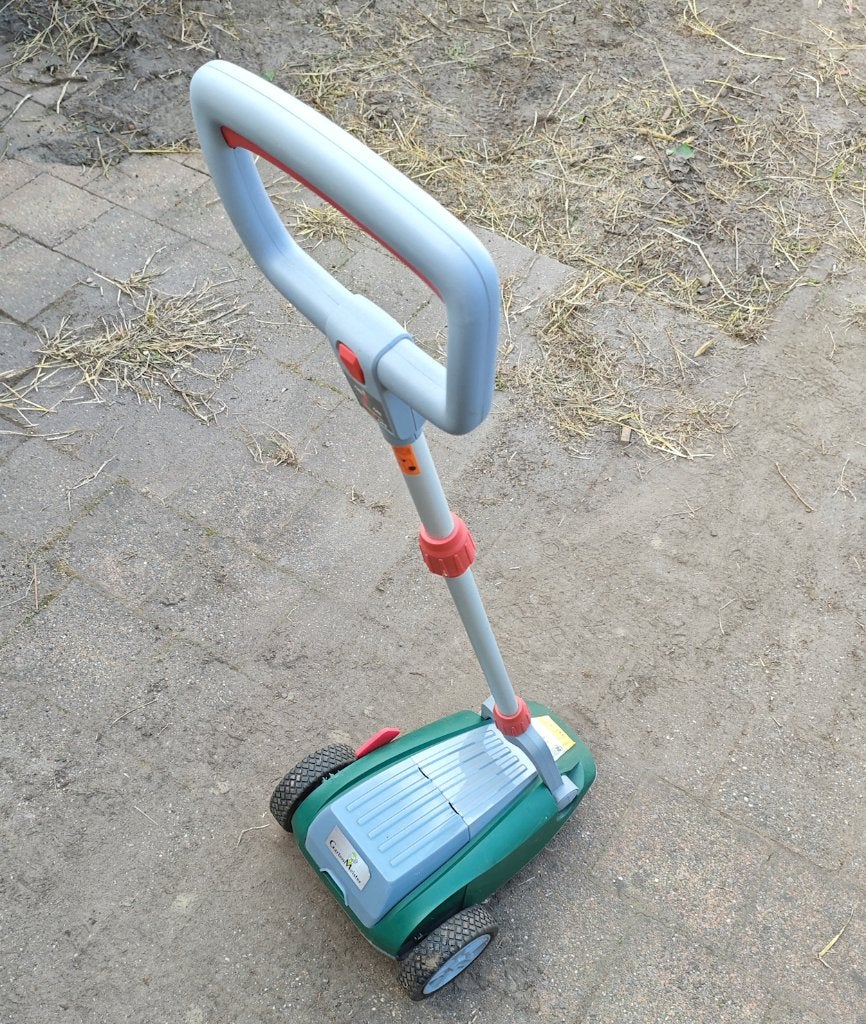 GartenMeister Accu-grasmaaier - Zonder accu, Ophalen, Gebruikt, Accu-grasmaaier, 30 t/m 39 cm