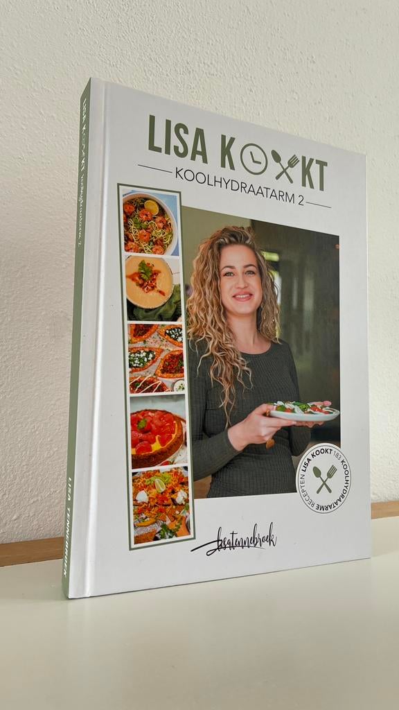 Lisa Kookt Koolhydraatarm 2 • NIEUW boek, Boeken, Kookboeken, Nieuw, Voorgerechten en Soepen, Hoofdgerechten, Tapas, Hapjes en Dim Sum