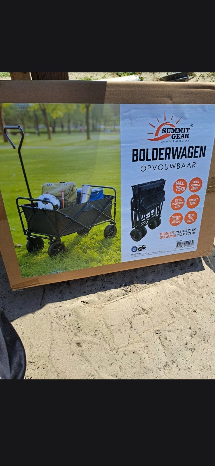Bolderwagen, Ophalen