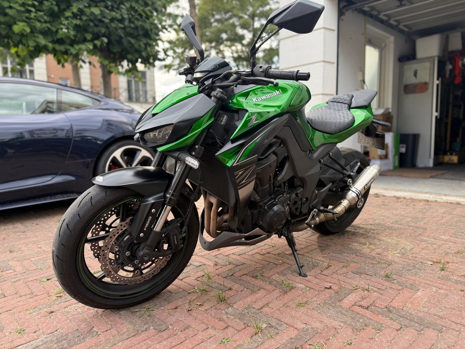 Kawasaki Z1000 uit 2018 - 14.000 km - Motoport onderhouden, Motoren, Motoren | Kawasaki, Sportuitlaat, Gebruikt, Particulier, Naked bike