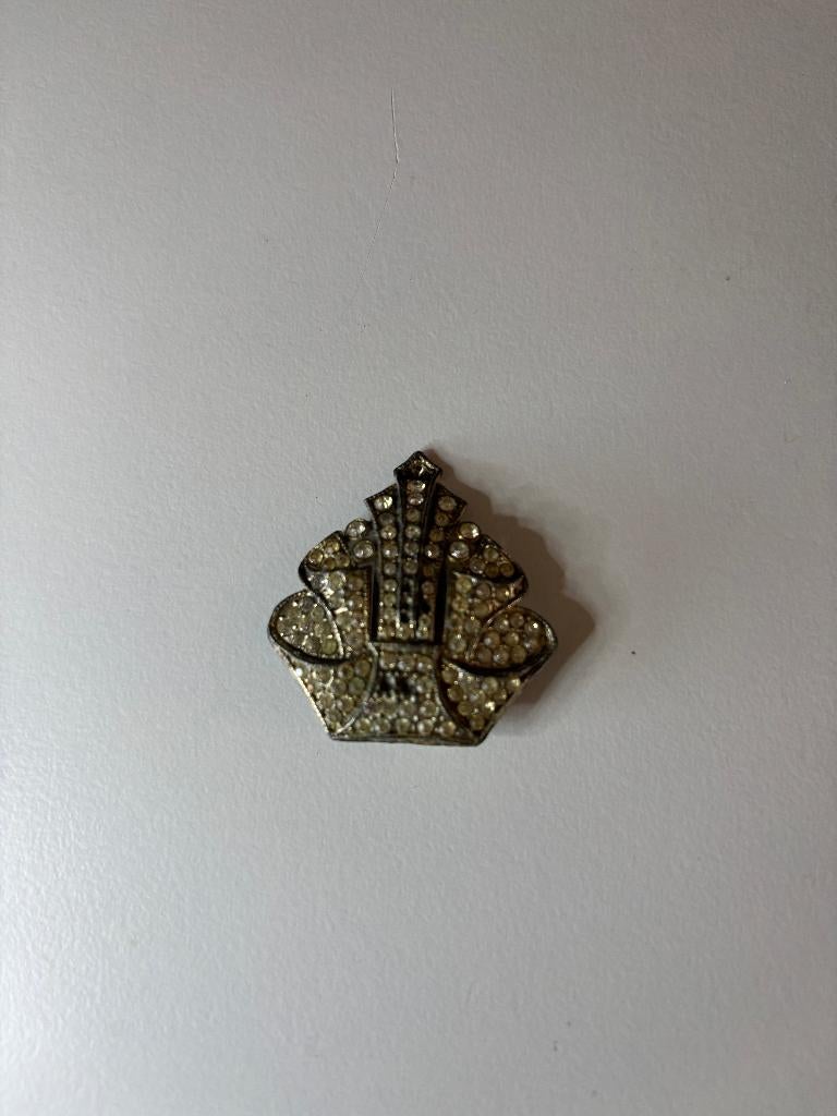Vintage dress clip, Overige materialen, Minder dan 4 cm, Ophalen of Verzenden, Zo goed als nieuw