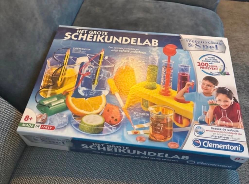 Clementoni Het Grote Scheikundelab - Wetenschap & Spel, Kinderen en Baby's, Speelgoed | Educatief en Creatief, Ophalen, Zo goed als nieuw