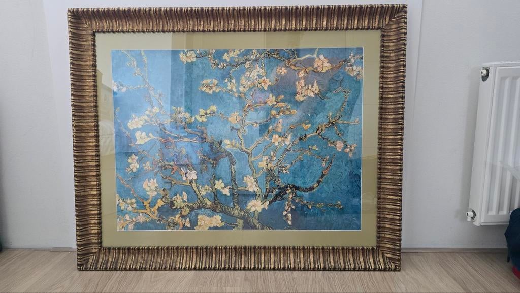 Ingelijste reproductie van Van Gogh's Amandelbloesem, Ophalen