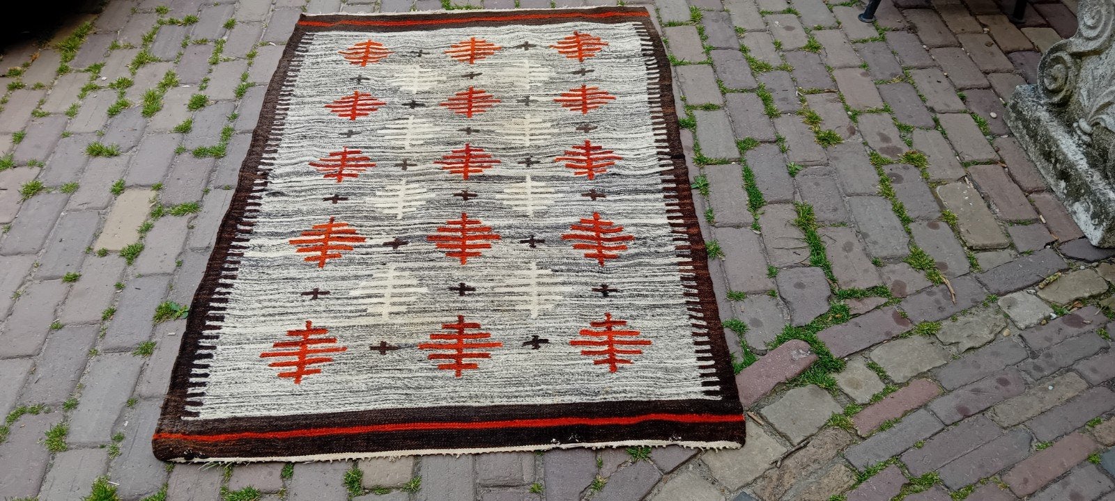 Vintage Kilim Kleed M.Bujakowa 1901-1985 ,151x98 cm, Ophalen