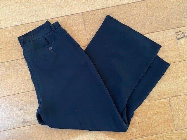 Vanity zwarte broek mt 40 - 42, Maat 38/40 (M), Verzenden, Zwart, Zo goed als nieuw