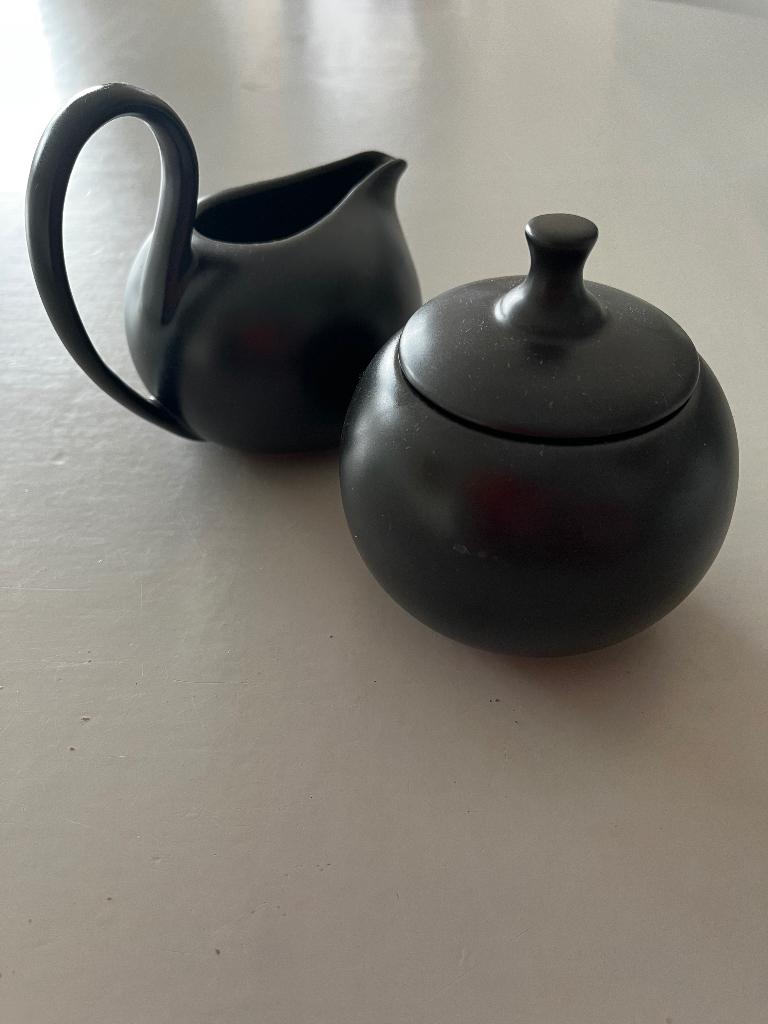 Suiker en melk setje bredemeijer, Ophalen, Zo goed als nieuw, Effen, Aardewerk