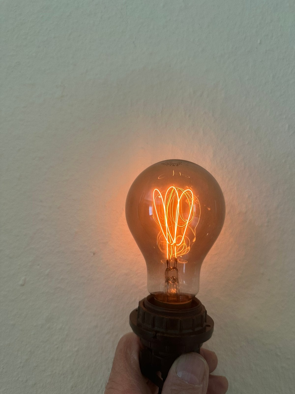 Originele Philips gloeilampen kooldraad 115W ca. jaren 1930, Ophalen of Verzenden