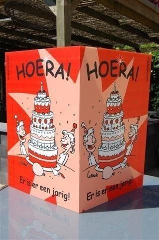 Raambord Verjaardag 100x70cm XXL makelaarsbord kinderfeest, Ophalen of Verzenden, Nieuw, Versiering, Verjaardag