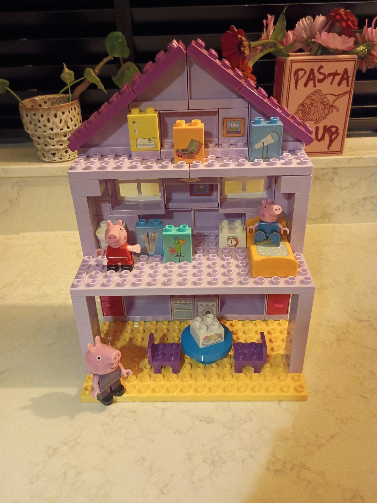 BIG-Bloxx Peppa Pig Grootouderhuis (Past op Duplo), Ophalen, Zo goed als nieuw, Overige merken