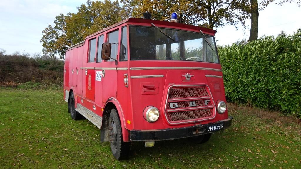 Daf Brandweerwagen/auto  Uniek Camper Zeldzaam, Achterwielaandrijving, Overige bekleding, Overige kleuren, Handgeschakeld