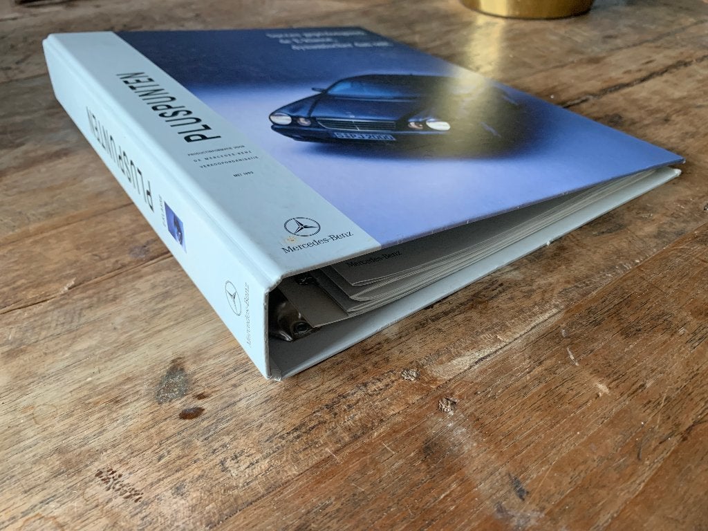 Product informatie map Mercedes-Benz E-klasse W210 1999, Nieuw, Mercedes-Benz, Mercedes, Ophalen of Verzenden