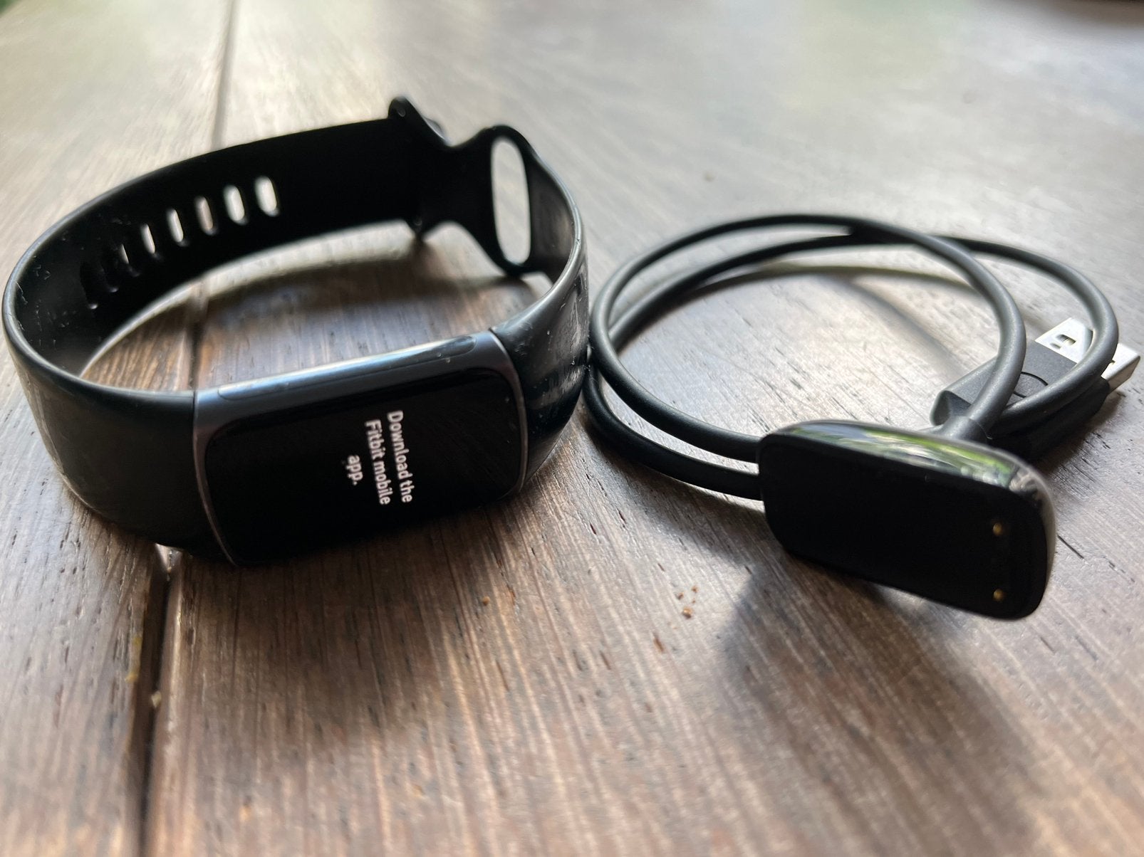Fitbit charge 5, Ophalen, Gebruikt, Zwart, IOS