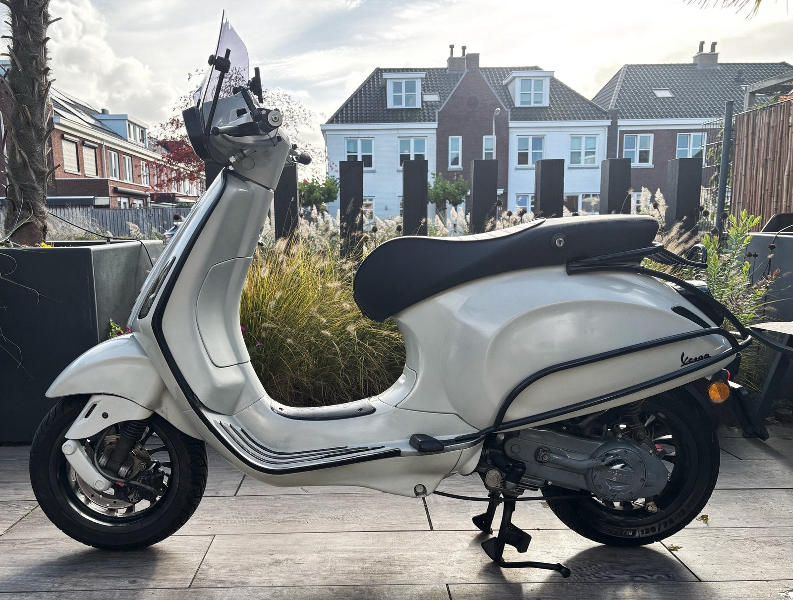 Vespa Sprint (geel kenteken) Custom Full Options, Ophalen, Gebruikt, Overige modellen, Maximaal 45 km/u