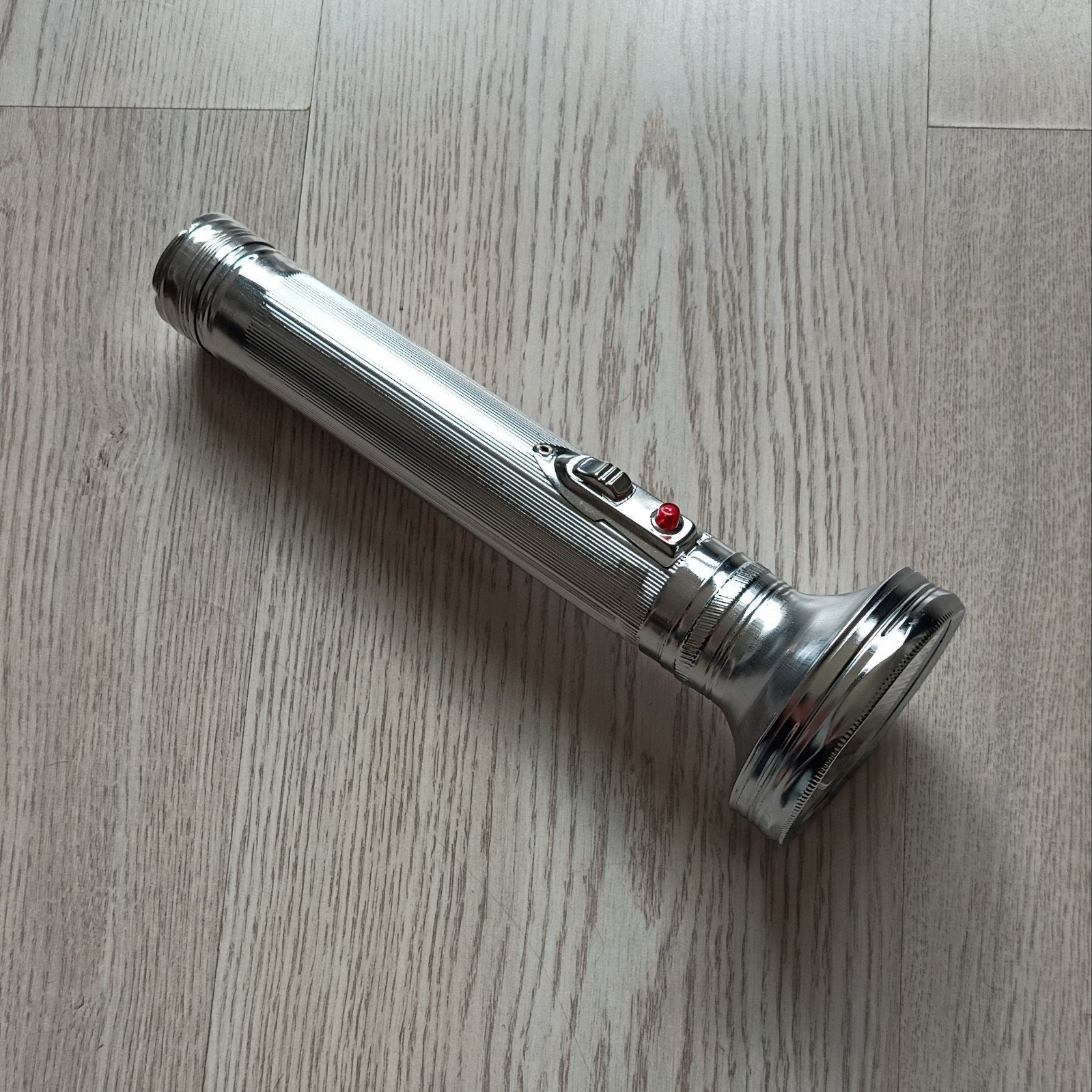 Vintage look zaklamp zilver, Ophalen of Verzenden