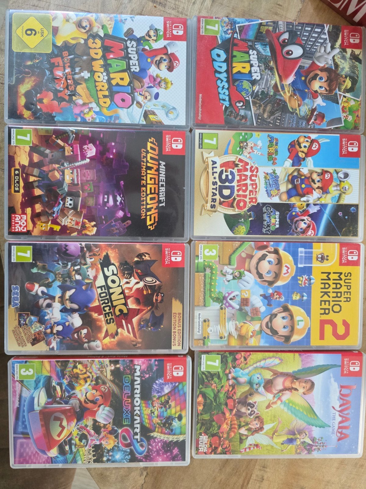 Nintendo switch spellen, Spelcomputers en Games, 3 spelers of meer, Ophalen of Verzenden, Zo goed als nieuw, Vanaf 3 jaar