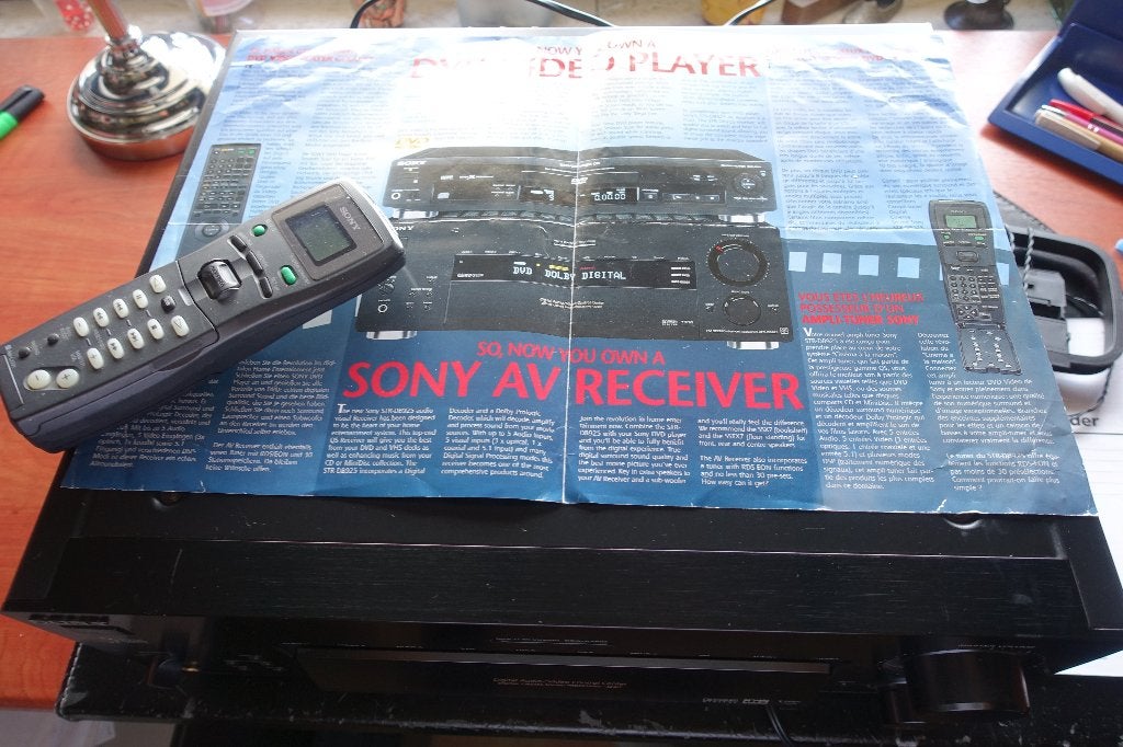 sony versterker, Ophalen, Zo goed als nieuw, Sony