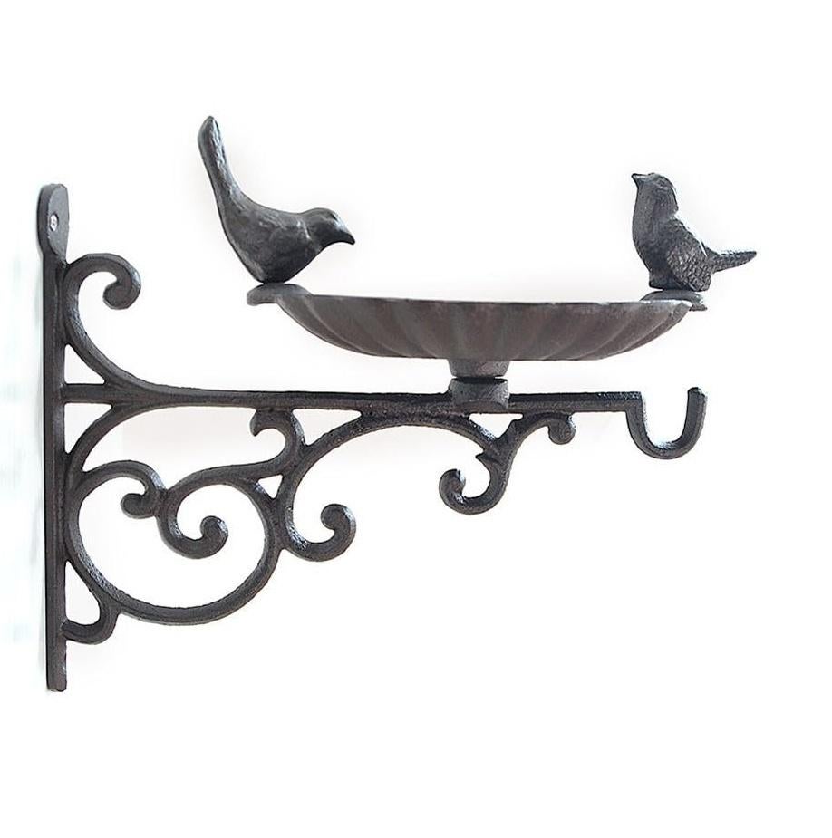 GIETIJZEREN VOGEL WAND VOEDER BAKJE, Tuin en Terras, Vogelhuisjes en Vogelbaden, Nieuw, Ophalen of Verzenden