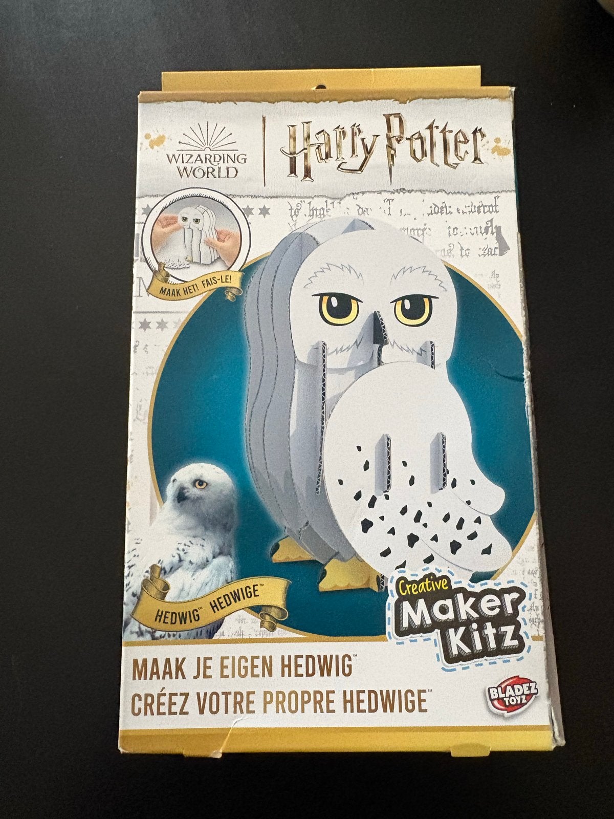 Harry Potter Creative Maker Kitz - Maak je eigen Hedwig, Film en tv, Nieuw, Ophalen of Verzenden, Papier of Karton