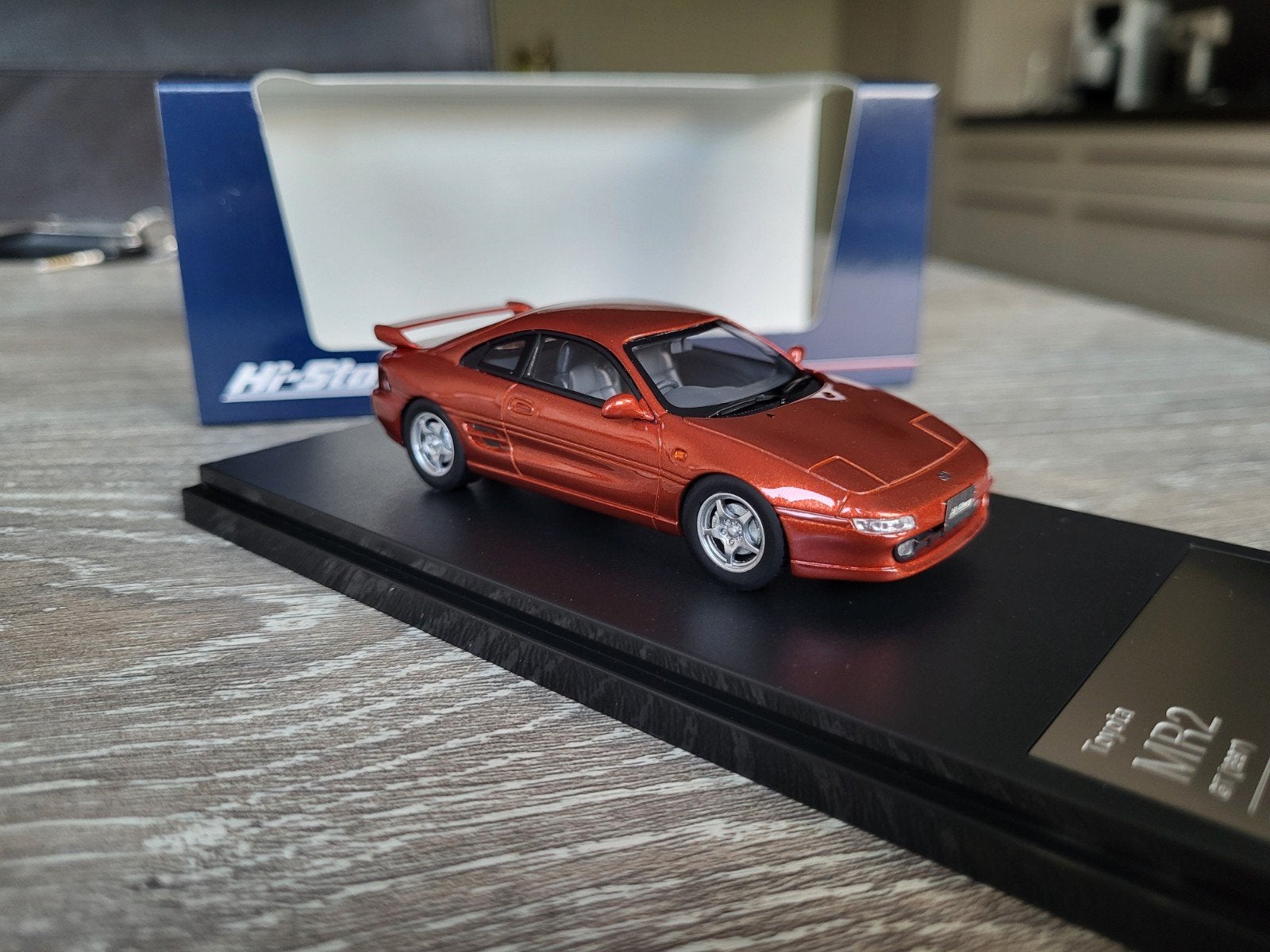 Toyota MR2 GT schaal 1:43 History, Ophalen of Verzenden, Zo goed als nieuw, Auto, Overige merken