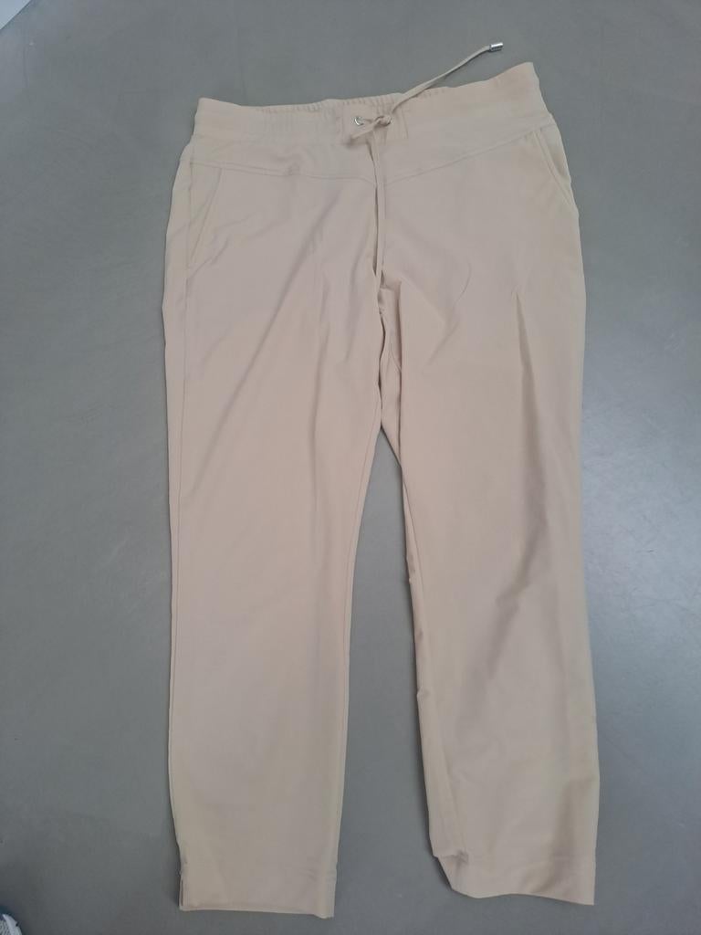 Beige travelstof damesbroek XL - &CO Woman, Beige, Maat 46/48 (XL) of groter, Ophalen of Verzenden, Andcowoman