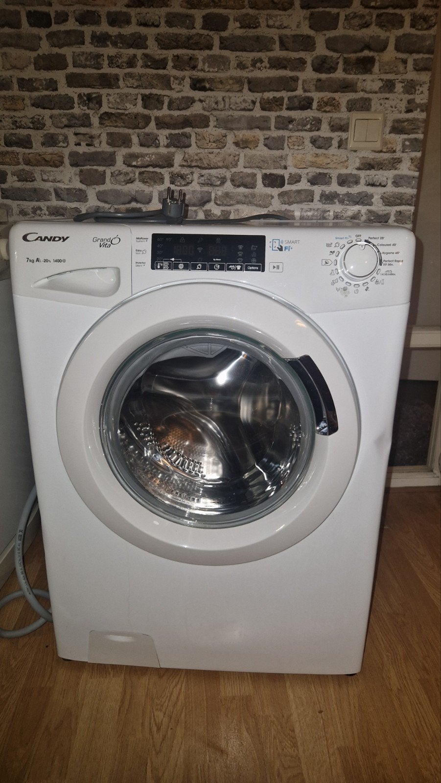 Candy Grand Vita voorlader wasmachine, Witgoed en Apparatuur, Ophalen, 1200 tot 1600 toeren, 85 tot 90 cm