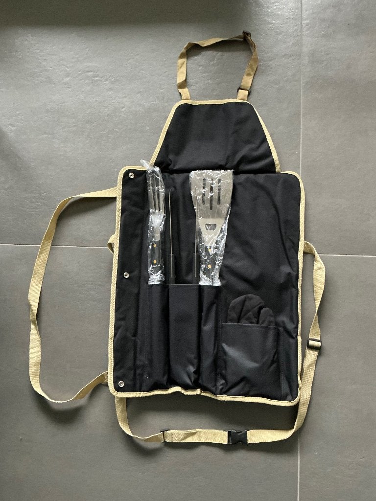 BBQ schort/tas met opbergzakken voor gereedschap, Ophalen of Verzenden, Nieuw