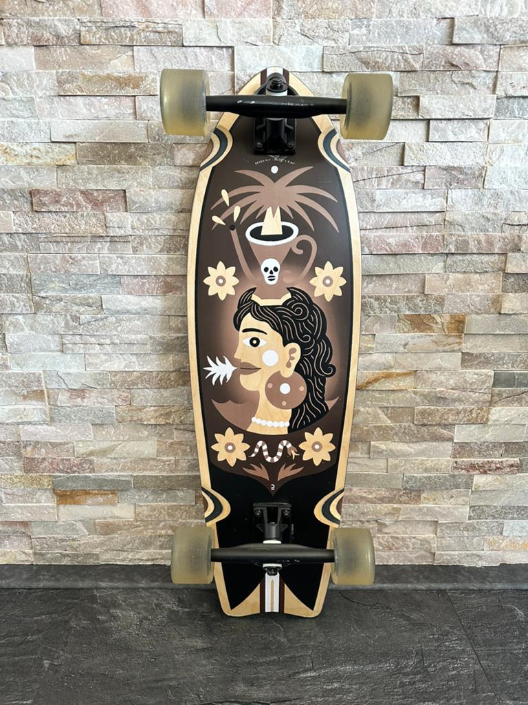 Longboard skateboard, Ophalen of Verzenden, Zo goed als nieuw, Skateboard, Longboard