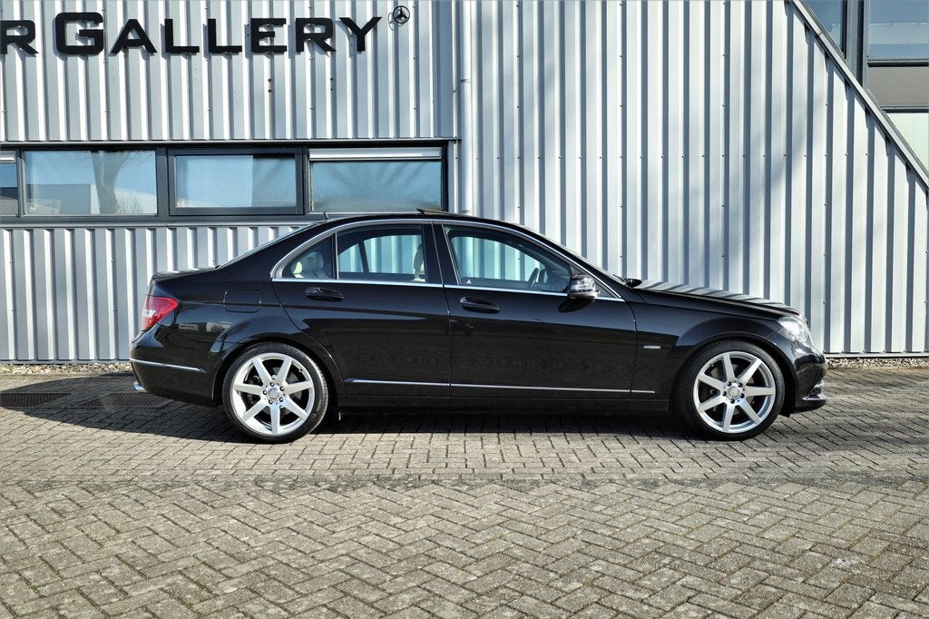 Mercedes-Benz C-Klasse C 350 4M Avantgarde (bj 2011), Euro 5, Beige, Zwart, Leder