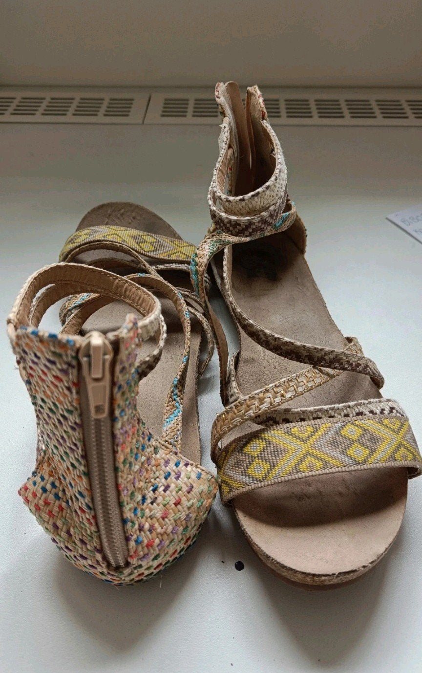 La Strada Ibiza sandalen mt 38, Sandalen of Muiltjes, Ophalen of Verzenden, La Strada, Zo goed als nieuw