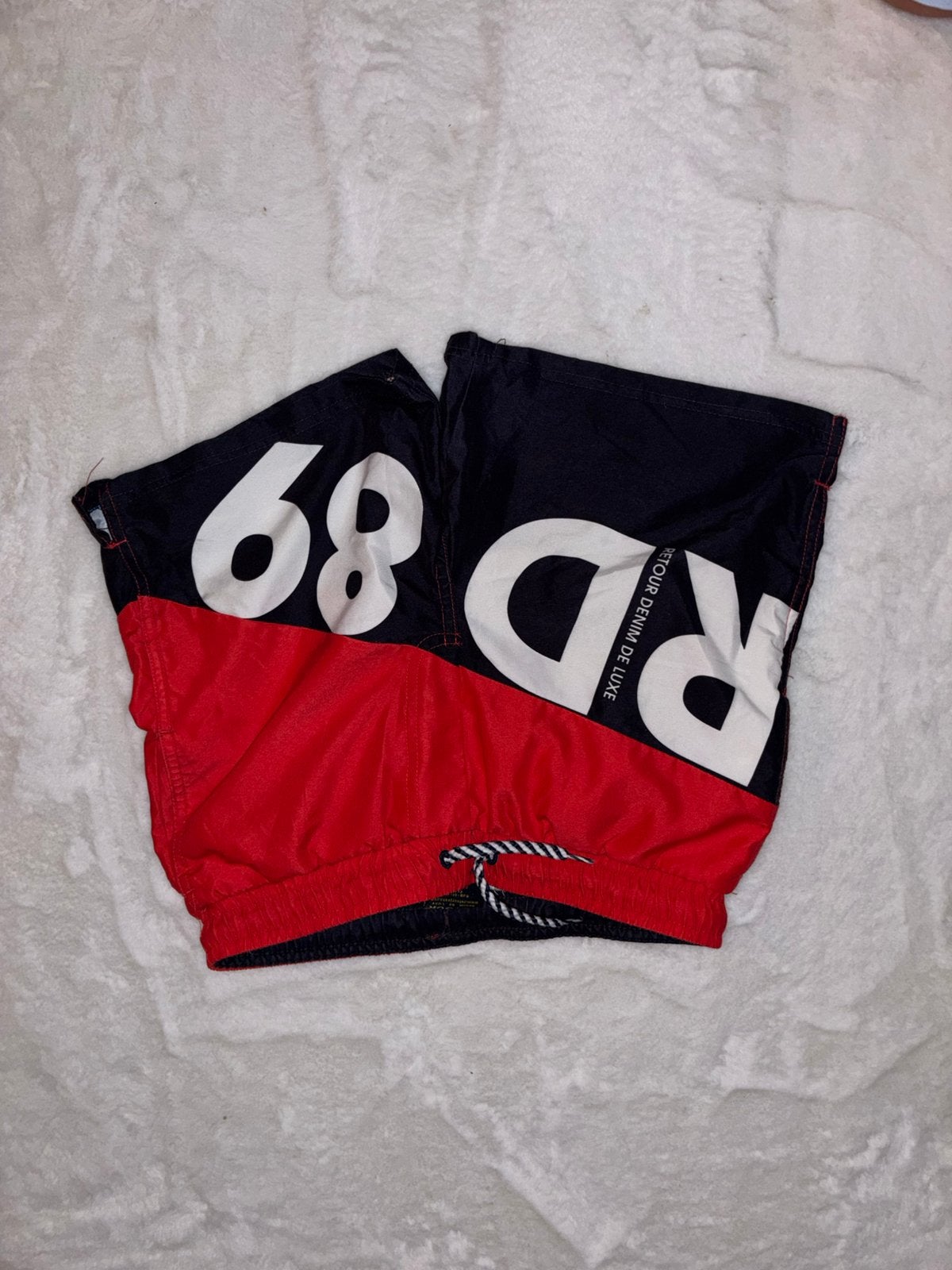 Retour Denim de Luxe zwembroek zwart rood mt 158/164, Ophalen, Zo goed als nieuw, Overige maten, Zwart
