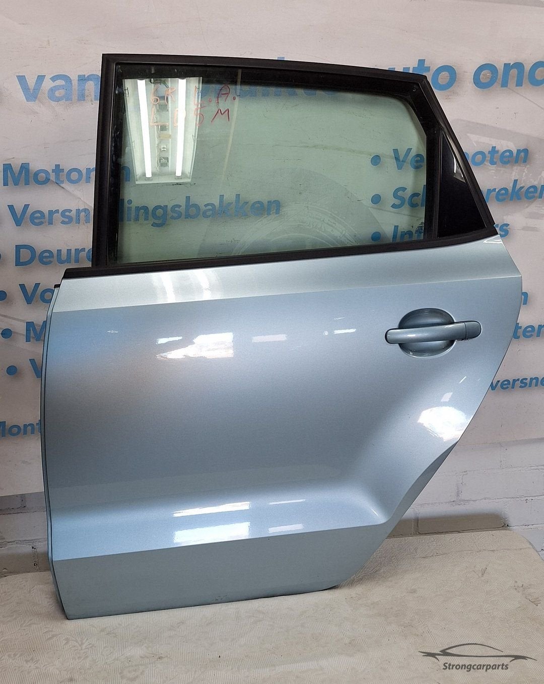 Deur Portier VW Polo 6R 6C links achter kleur LD5M compleet, Gebruikt, -, -, Ophalen of Verzenden
