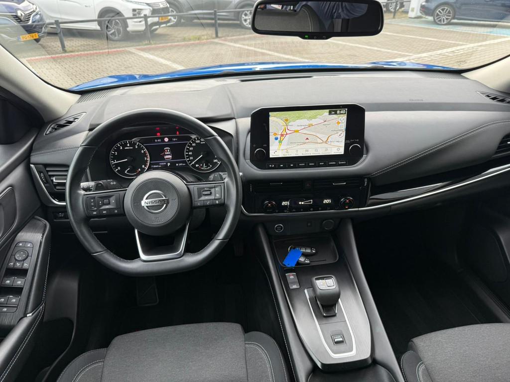 Nissan Qashqai 1.3 MHEV Xtronic N-Connecta *Trekhaak & ACC*, 12 maanden, Stof, Euro 6, Blauw